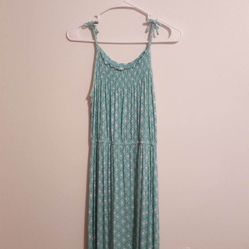 Girls Cherokee teal dress